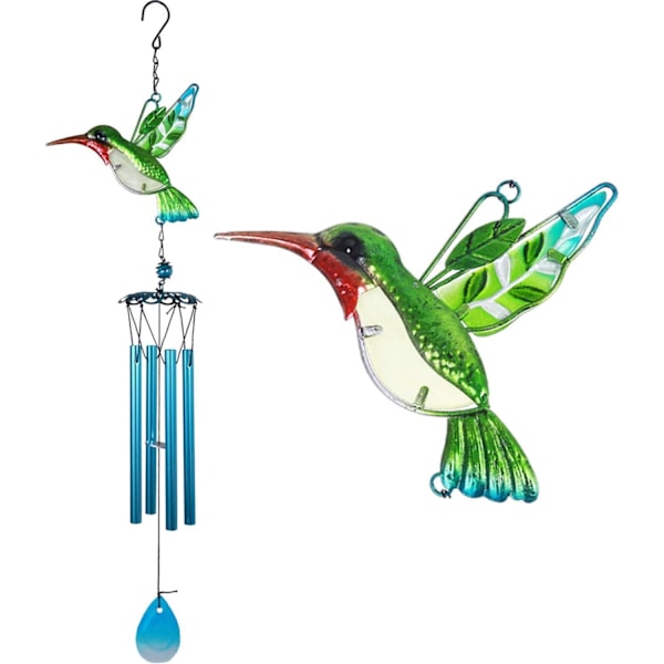 Ulkoilma Hummingbird Tuulikellot, Käsintehty Metalli Tuulikellot