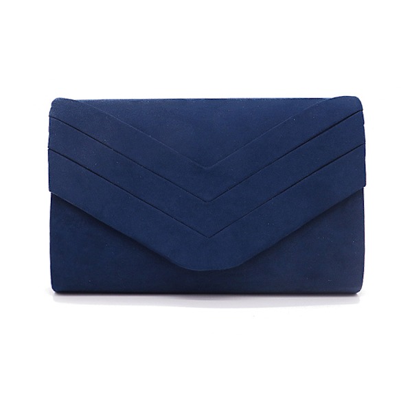 Damväska, flanell bröllop axel crossbody väska blue