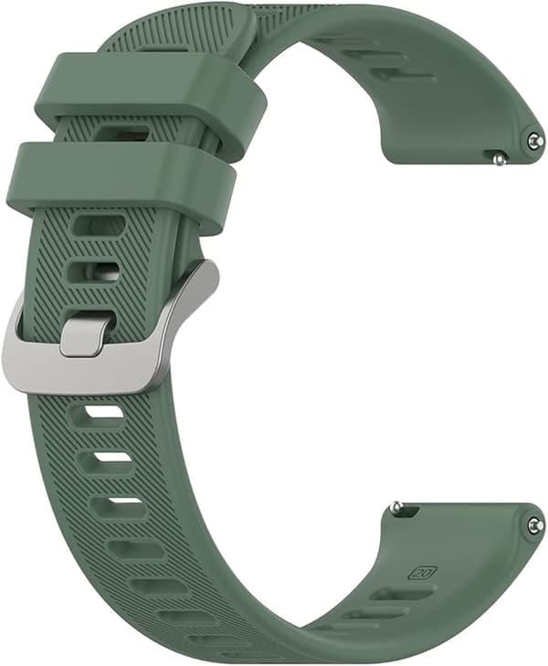 Silikon Twill Rem Erstatningsarmbånd For Garmin Forerunner 158/55