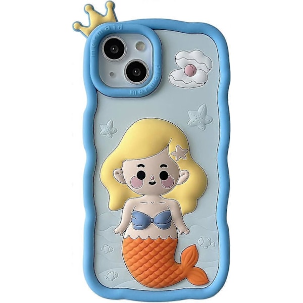 Skal för iPhone 14 Pro Max, Söta 3D Kawaii Mobilskal Roligt Vit Kanin Tecknad Omslag med Handrem Mjukt Silikon Gel Fallskydd Skal Kvinnor Flickor