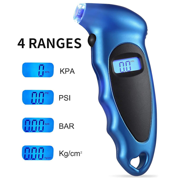 Digital Dekktrykksmåler 150 Psi For Bil Lastebil Sykkel
