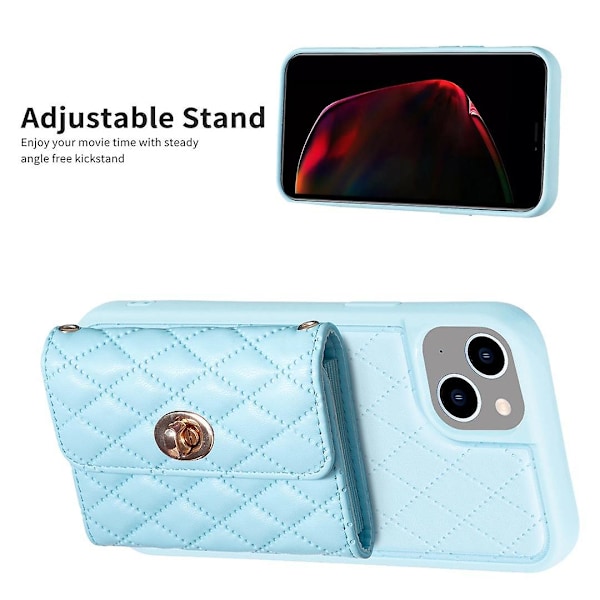 Læder Wallet Case til iPhone 15