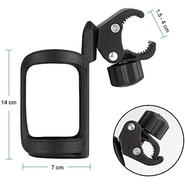 60° roterbar koppholder for sykkelstyre
