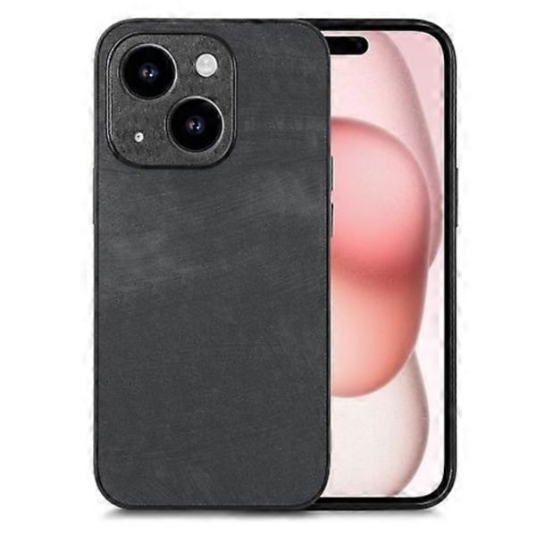iPhone 15 Vintage -nahkainen PC-takakuori puhelinkotelo