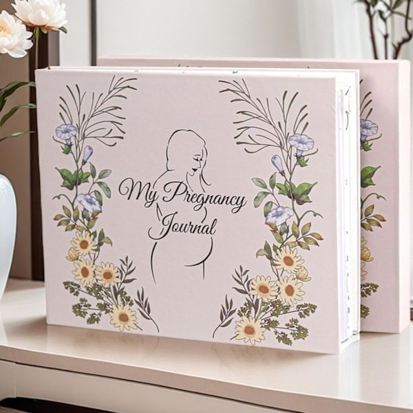 Gästbok för Baby Shower - Graviddagböcker för Moderskap
