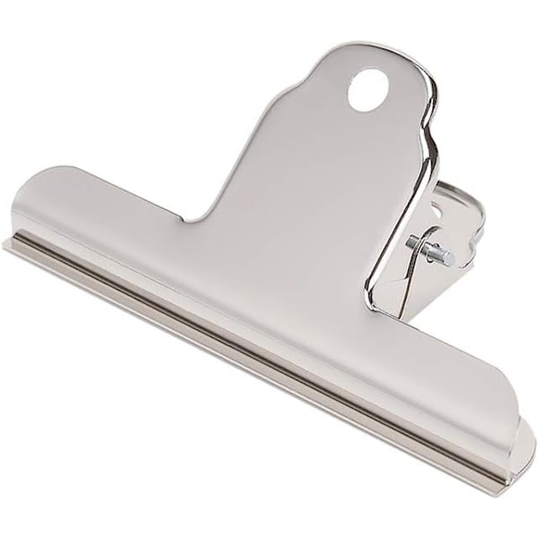 2-pack Bulldogklämmor, 20 cm Silver Metallmapppappersbindare