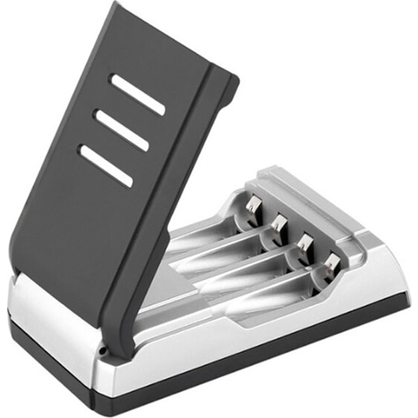 Universal Batterilader LCD-lader for 4 AA AAA Hurtiglader