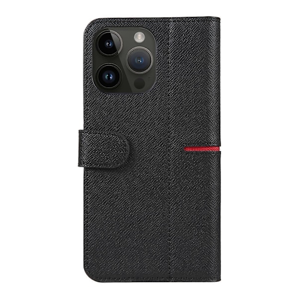 Topnarvet læder telefoncover til iPhone 14 Pro