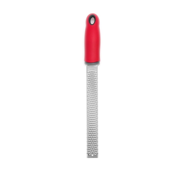 Ostehøvl med skarpt blad og ergonomisk håndtag red