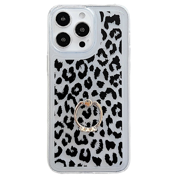 Skal för iPhone 15 Pro Max Mjukt TPU Ring Ställ Telefonskydd