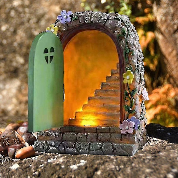 Solar Have Resin Ornamenter Eventyrhave Shimen Trappe