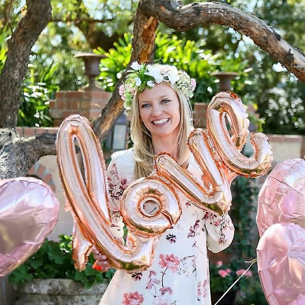 Bryllupsballonger Folie Brudgom Brud Kjærlighetsballong