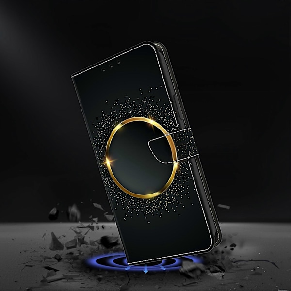 Suojakotelo iPhone 14 Pro Max -puhelimelle, suojattu nahkalompakko