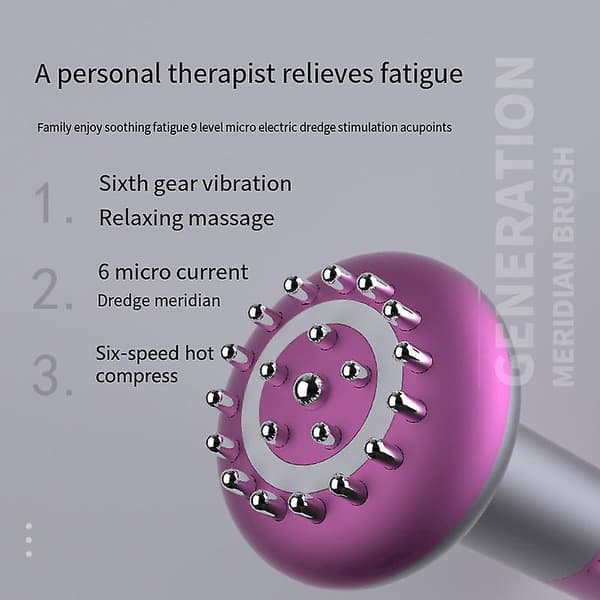 Intelligent elektrisk meridianborste kopping massage skrapning