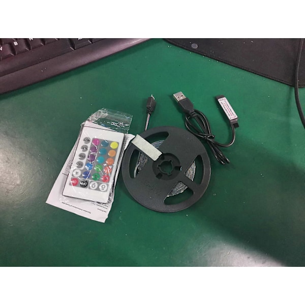 LED Lys Strip RGB DC5V Fleksibel Lampe Tape USB TV Baggrundsbelysning LED Strips med Re11