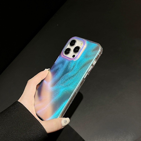 För iPhone 15 Pro Max Mobilskal TPU+PC Anti-fall Baksida