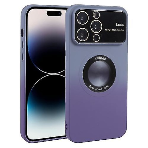 IPhone 14 Pro Gradient Silikoninen Iskunkestävä Magsafe Puhelinkotelo Linssikalvolla