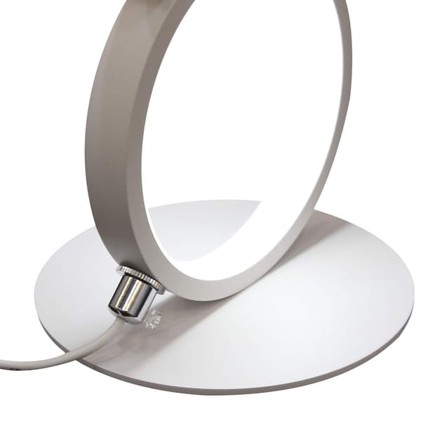 LED Bordlampe Dæmpbar Moderne Sengelampe Hvid Ring