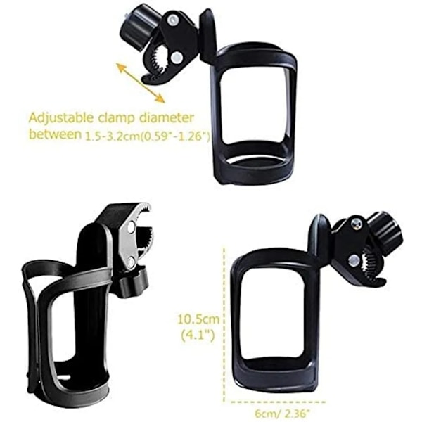 60° roterbar koppholder for sykkelstyre