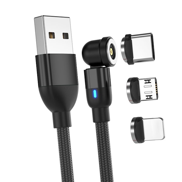 Magnetisk datakabel laddningskabel Lightning, Micro USB, USB-C