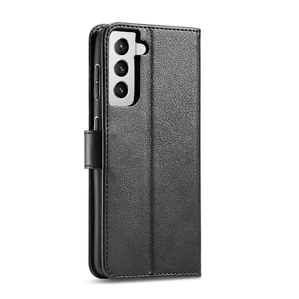 Til Samsung Galaxy S21+ 5G Kalvetekstur Spænde Horisontal Flip Læderetui med Holder & Kortpladser & Tegnebog