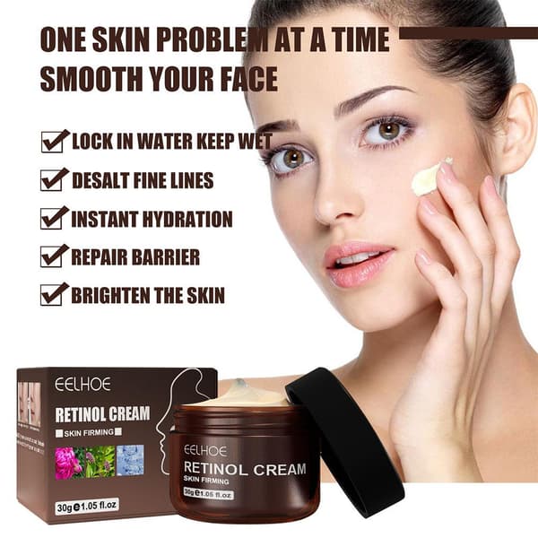 30G Retinol Rynkefjerner Ansiktskrem Anti-aldring Oppstrammende Løftende Hudfuktighetskrem Kosmetikk F2F4