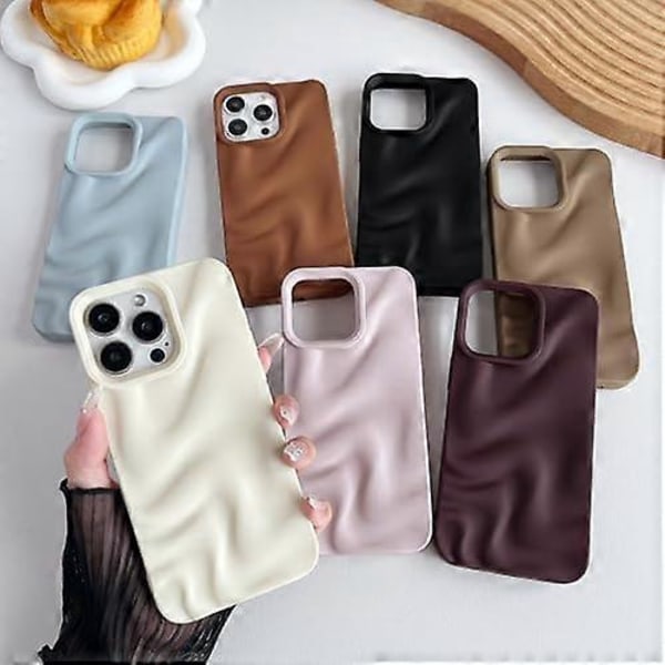 Caseative iPhone 15 Pro Max -kotelo, veden aaltoileva kuvio, yhteensopiva iPhone-kotelon kanssa