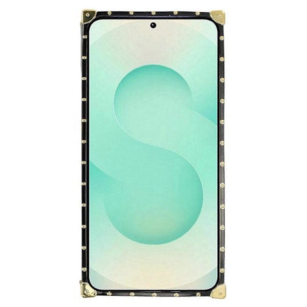 Samsung Galaxy S25+ S24+ Kotelo TPU + PC Galvanoidulla Perhosjalustalla - Valkoinen