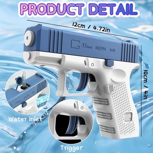 4-PACK Vattenpistoler Leksaker Sommar Poolparty Bad Vattenpistol
