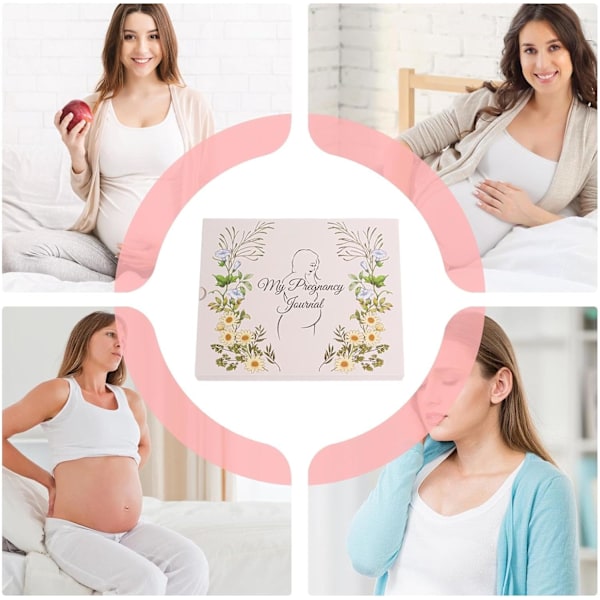 Gästbok för Baby Shower - Graviddagböcker för Moderskap