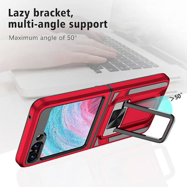 2-i-1 Holder Magnetisk Armor Støtsikkert Telefondeksel For Samsung Galaxy Z Flip5