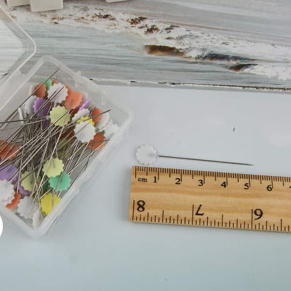 200 stk. Quiltnåle, Quiltenåle Blomst Hoved Patchworknåle