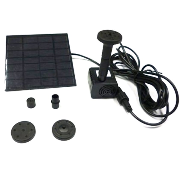 Solcelled Flydende Pumpe Vandfontæne Fuglebad Dam Pool