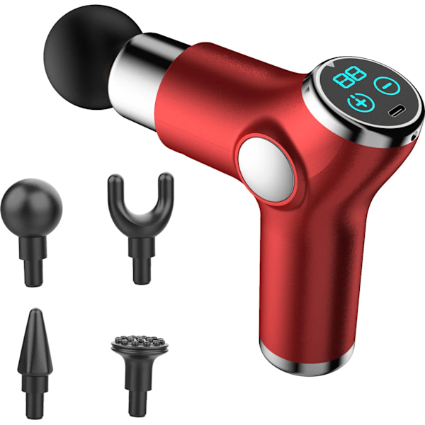 Muskelterapi-enhed til atleter, kropsmuskelmassager red