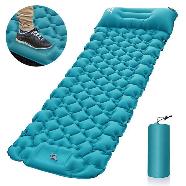 Självuppblåsande Campingmadrasser: Tjock och Lätt Enkel Campingmadrass, Uppblåsbar och Sammankopplingsbar Dubbel Campingmatta och Kompakt Uppblåsbar orange color Single sleeping pad