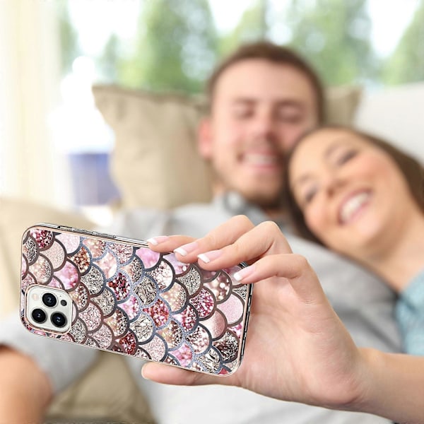 Elektroplettering TPU-deksel for iPhone 16 Pro