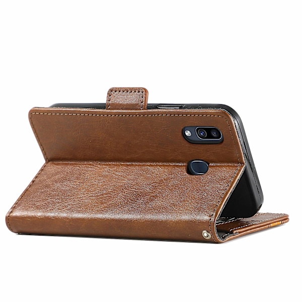 PU Läderfodral För Samsung Galaxy A20 För Samsung Galaxy A20