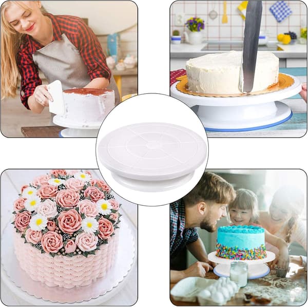 Roterende kakefat, Fondant kake plast kakefat, kakevender