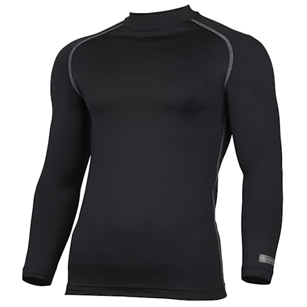 Rhino Termisk Undertøj Langærmet Baselag Vest Top S/M Sort S/M Sort S/M. Black S/M.