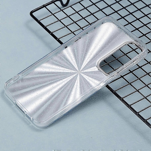 Til Samsung Galaxy S25 Case Laser Tpu Pc Telefon Cover Elektroplettering Sommerfuglemønster - Ab1