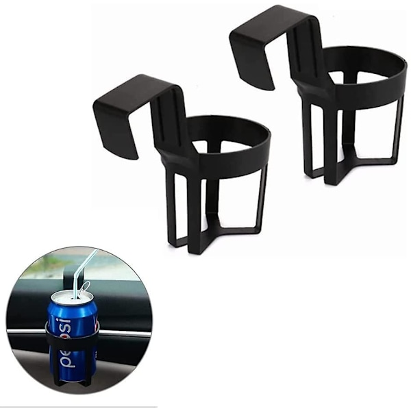 2 stk. Bil Drikkekop Holder, Bilmonteret Bærbar Holder