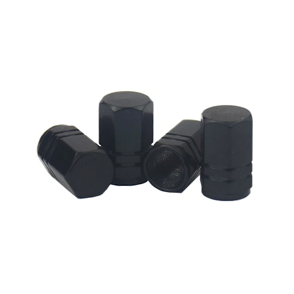 8 stk. Dekkventilhetter | Dekkventilhette i aluminium black
