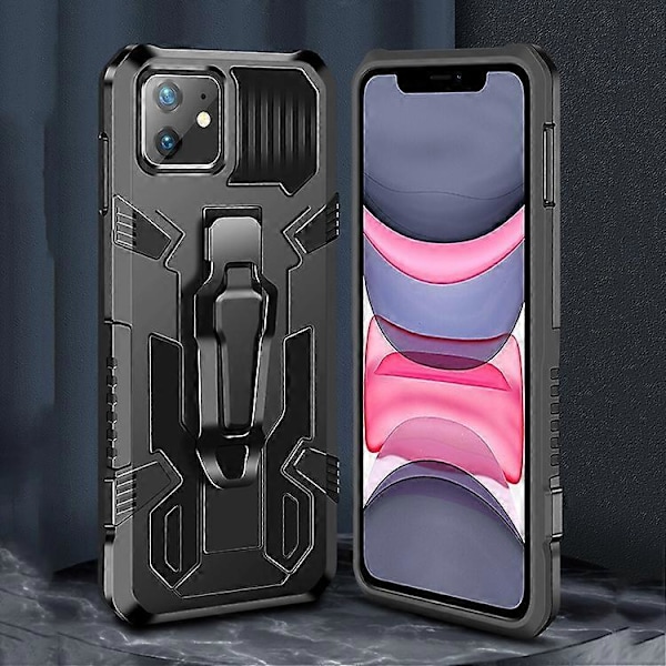IPhone 11:lle Kone Armor Warrior Iskunkestävä PC + TPU Suojakotelo