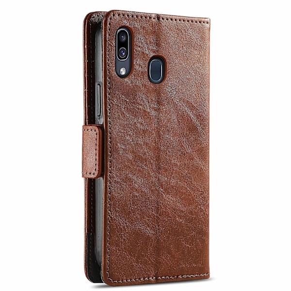 PU Läderfodral För Samsung Galaxy A20 För Samsung Galaxy A20