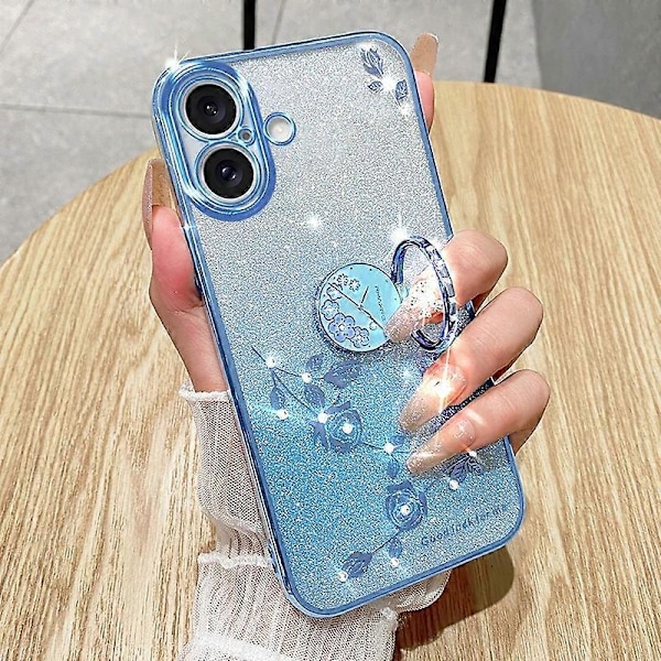 Gradient Blomster Cover til iPhone 16