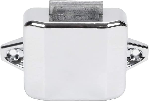 5 st Säkerhets Tryckknapp Lås Skåpdörr för Husbil Husvagn Silver 5pcs Silver(round)