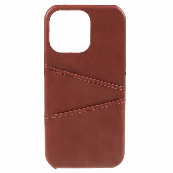 iPhone 15 Pro PU-nahka + PC-puhelinkotelo kahdella korttipaikalla