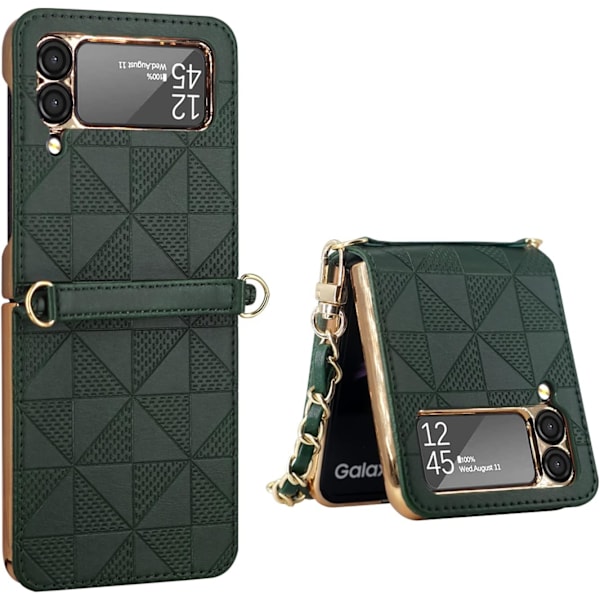 Puhelinkotelo ketjulla Galaxy Z Flip 3 5G:lle green