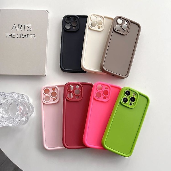 Hienoreikäinen iskunkestävä kehys himmeä TPU-puhelinkotelo iPhone 15 Pro Maxille