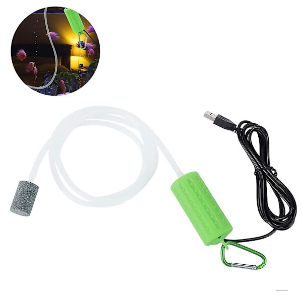 Akvarieluftpump, ultraljudstilla akvariefisktank syrepump
